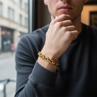 Gourmette homme | Élégance